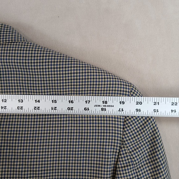 Oscar De La Renta 42L Mens Sport Coat Blazer Jacket 21x33 Tall Long Defect Wool - Picture 15 of 16